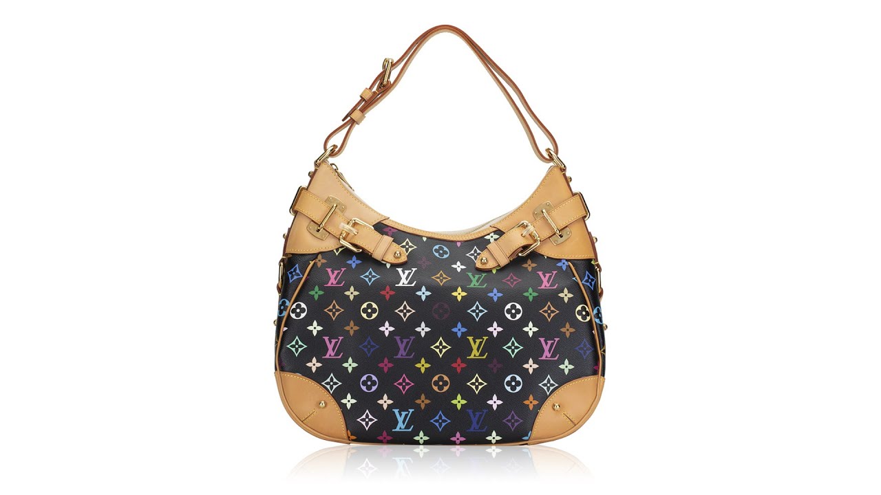 Louis Vuitton Black Multicolor Monogram Canvas Greta Bag Louis Vuitton