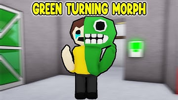 UPDATE - How To Find GREEN TURNING MORPH in Backrooms Morphs - ROBLOX
