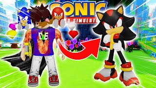 *NEW* BECOMING SHADOW IN SONIC SPEED SIMULATOR!