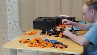 LEGO 42056 Porsche 911 GT3 RS build in one minute