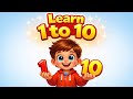 Learn Counting 1 to 10 | Fun Kids Rhyme | Numbers Song for Children 🎵