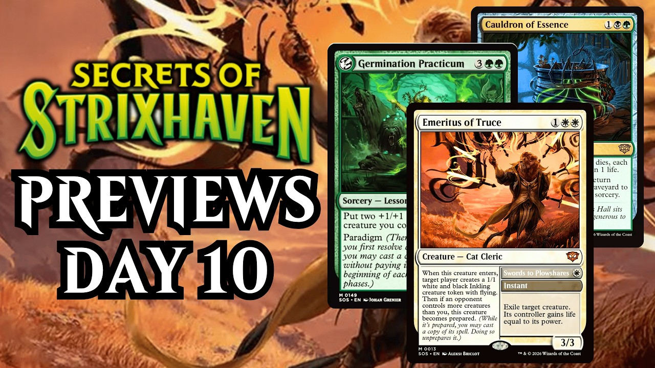 They Saved Some STRONG Cards For Today! | Secrets of Strixhaven Day 10 Previews Spoilers