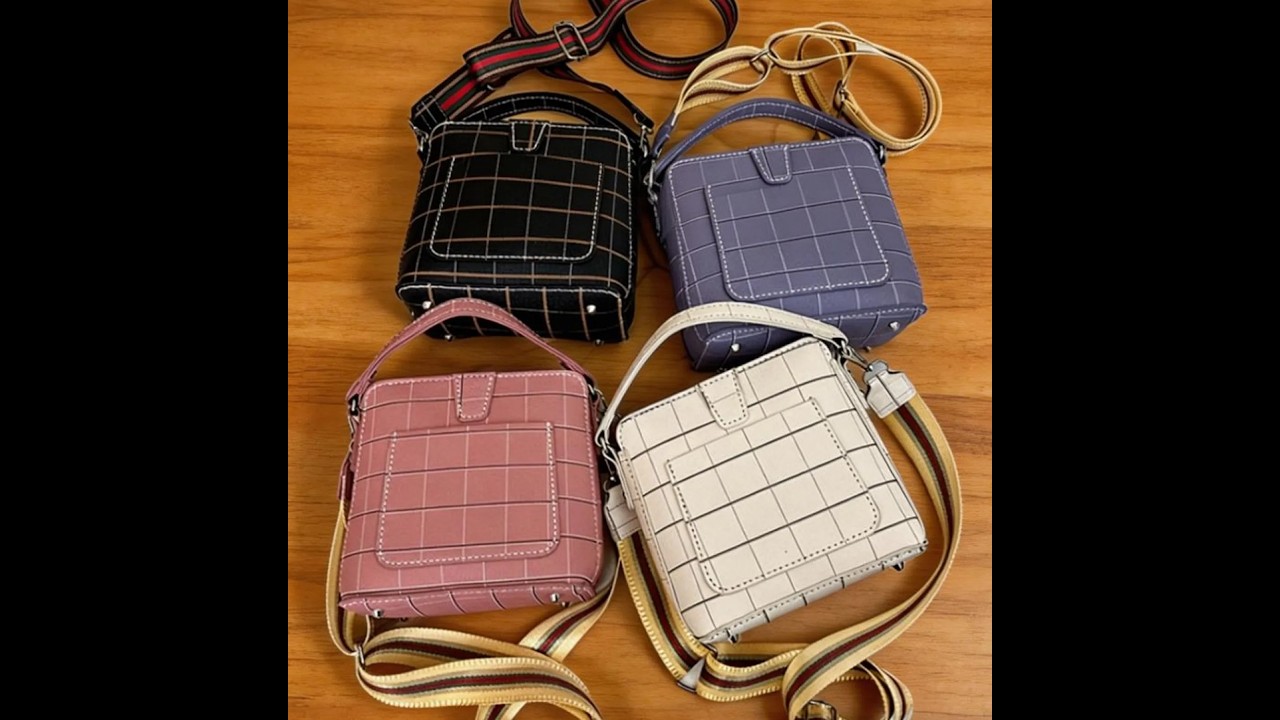 4569 DIY PU Leather Handbag Kit, Handmade Crossbody Bag Craft Set