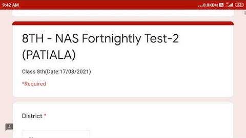 NAS fortnightly test-2 class 8|17ugust NAS fortnightly test answers (PART A)