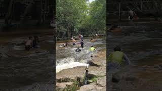 Part156:ភ្នំគូលែនKulen Mountain birthplace of the ancient Khmer Empire,Top waterfall #taxi #Cambodai