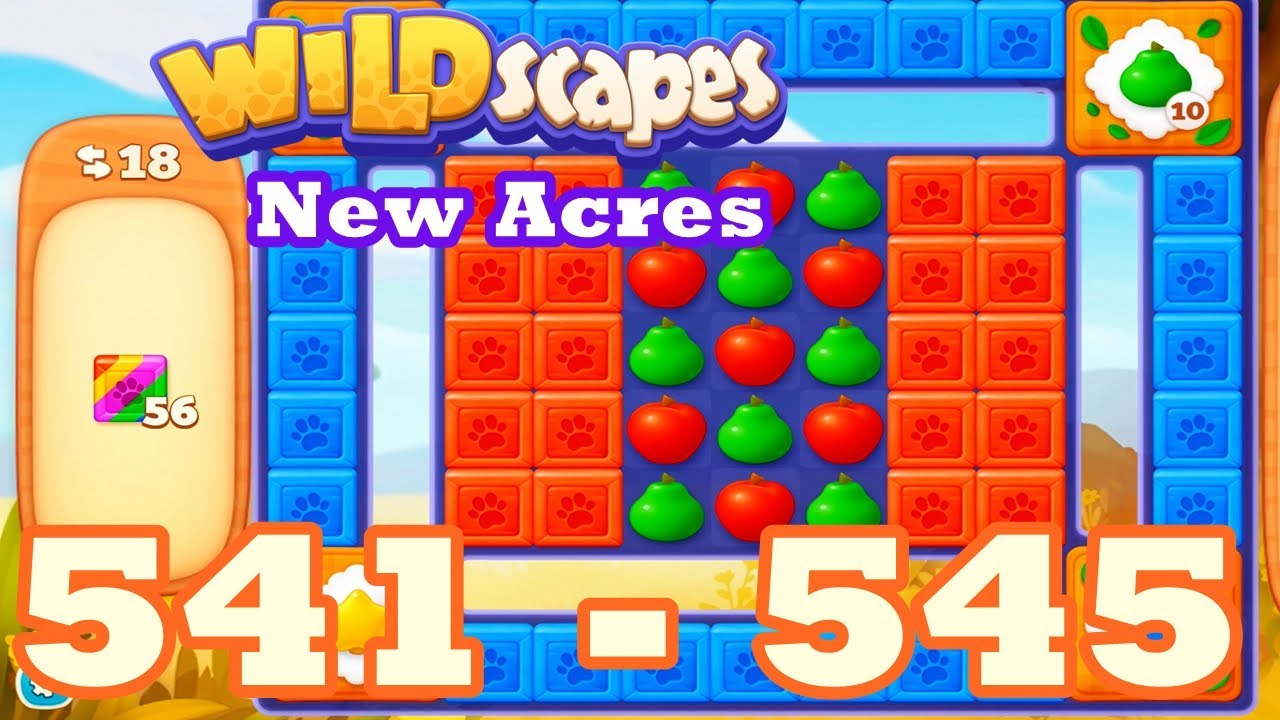 Wildscapes: New Acres Level 541 - 545 HD | 3 match | android | 542 ...