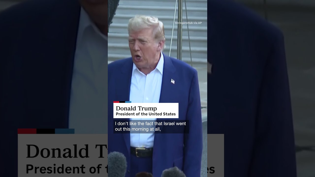 Trump Israel Iran Don T Know What The F They Re Doing 