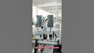 capping machine with auto cap feeding device video