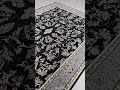 فرش 700 شانه طرح شاهان سرمه ای کلکسیون آرزو کد 7024014