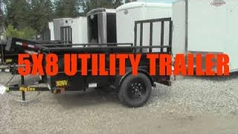 5x8 utility trailer from BIG TEX!