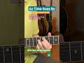 AS TIME GOES BY Chord Melody Lesson  #shorts