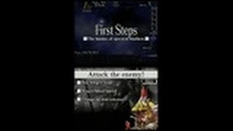 Knights in the Nightmare Nintendo DS Video - Intro