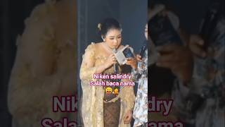Niken salindry salah baca nama #nikensalindry #wayangkulit #sinden #campursari #dangdut #beranda
