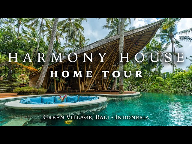 Harmony House - Home tour video - Green Village Bali