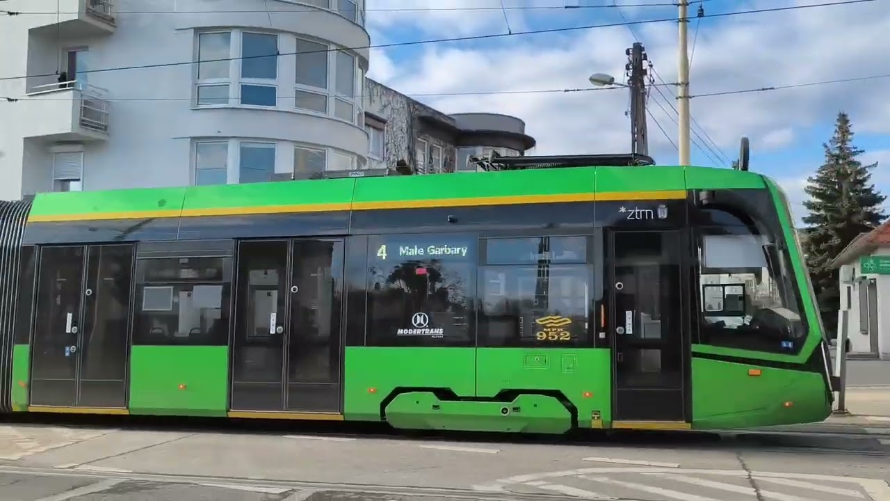 Tramwaje w Poznaniu.Zima 2025/2026.