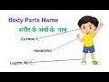Parts of body name in hindi and english | Body parts name | शरीर के अंगों के नाम | Learn English |