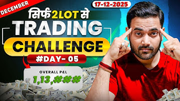 #day05 🔥 Option Trading Challenge Live | Nifty Live Trading सिर्फ 2 Lot से #trading #nifty50 #nifty