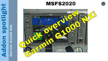 Flight Simulator 2020 - Addon spotlight - Garmin G1000 NXi