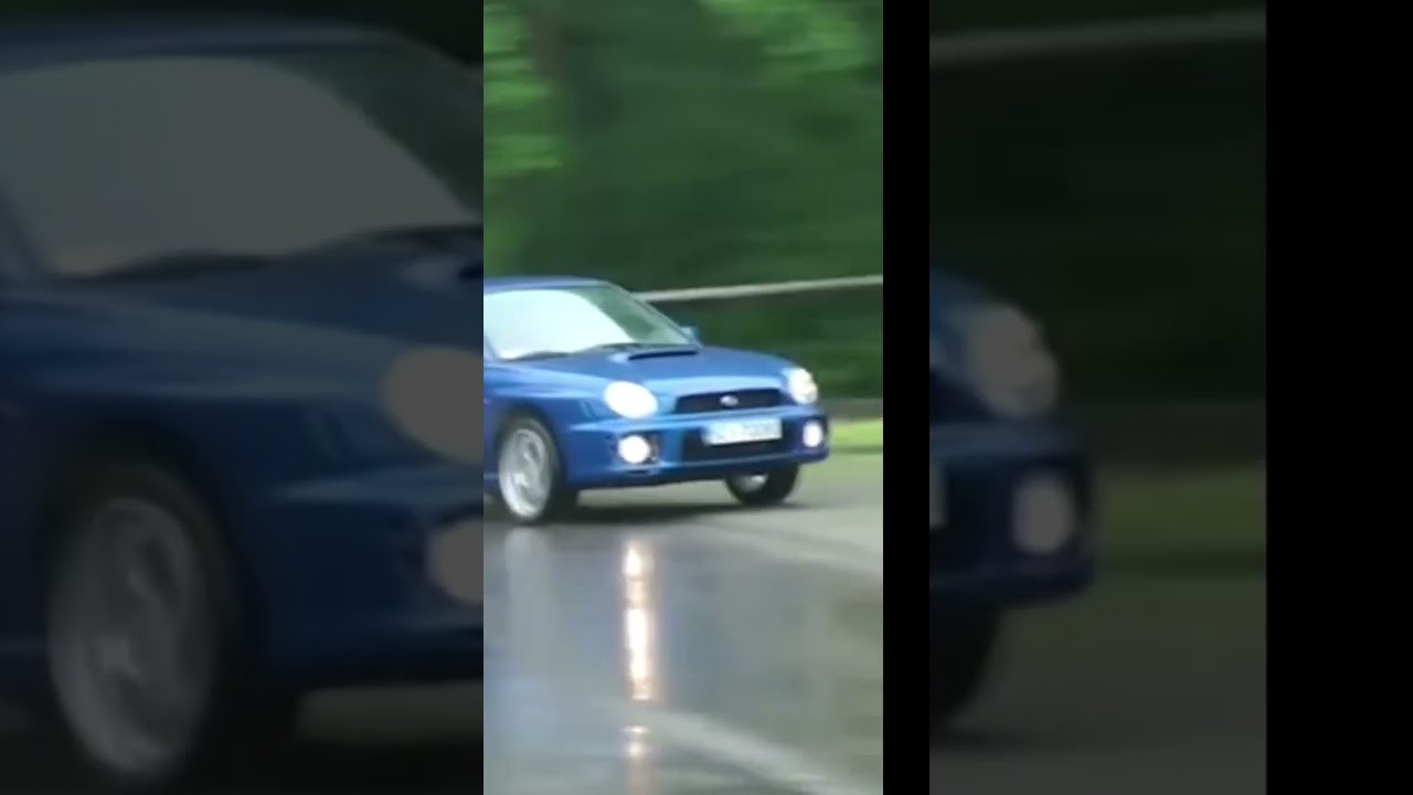 Driver Smashes Curb😱 