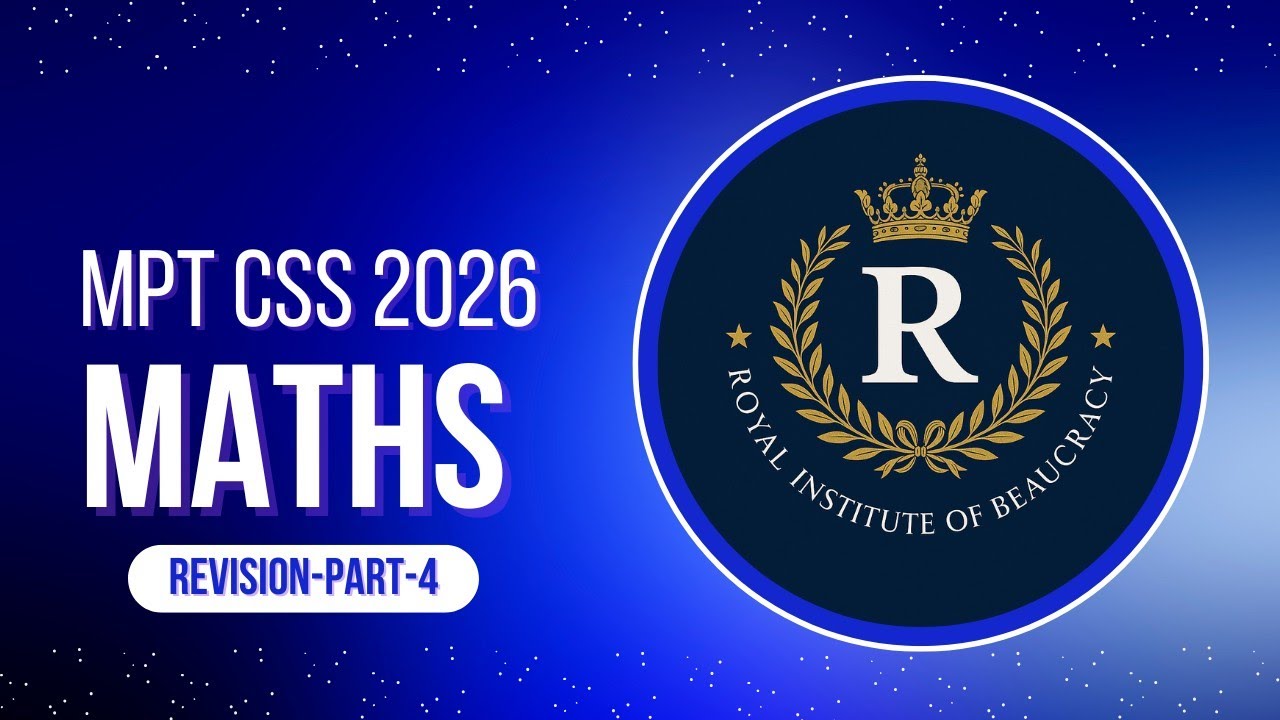 MPT CSS 2026 Math Revision Class Part-4 - YouTube