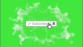 Smoke Subscribe Button  No Copyright  Green Screen  Subscribe Button