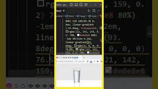 Glass Water Effect | HTML | CSS | Animation | EducateKaro.com #shorts
