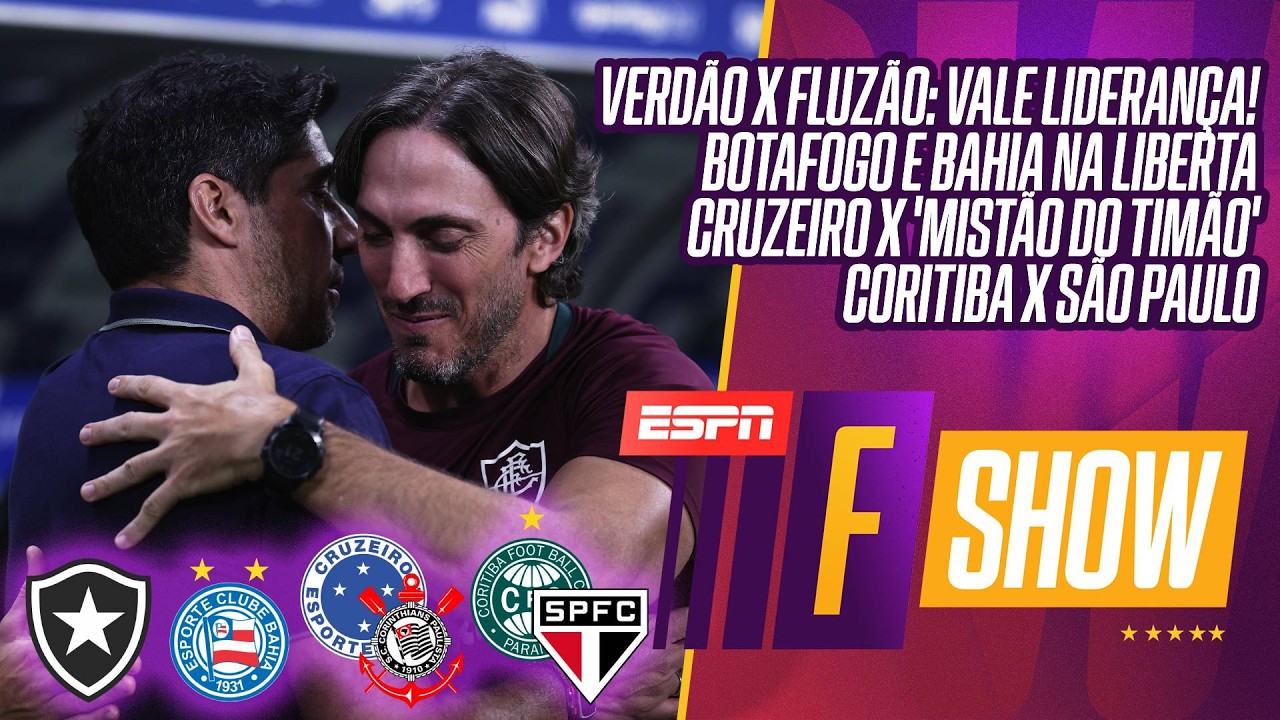 AO VIVO: PALMEIRAS X FLUMINENSE | BRASILEIROS NA LIBERTA | CRUZEIRO X CORINTHIANS | COXA X SÃO PAULO