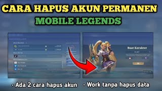 HOW TO PERMANENTLY DELETE MOBILE LEGEND ACCOUNT - HOW TO DELETE MOBILE LEGEND ACCOUNT