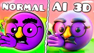 3D AI Version Lobotomy - Geometry Dash Level Memes