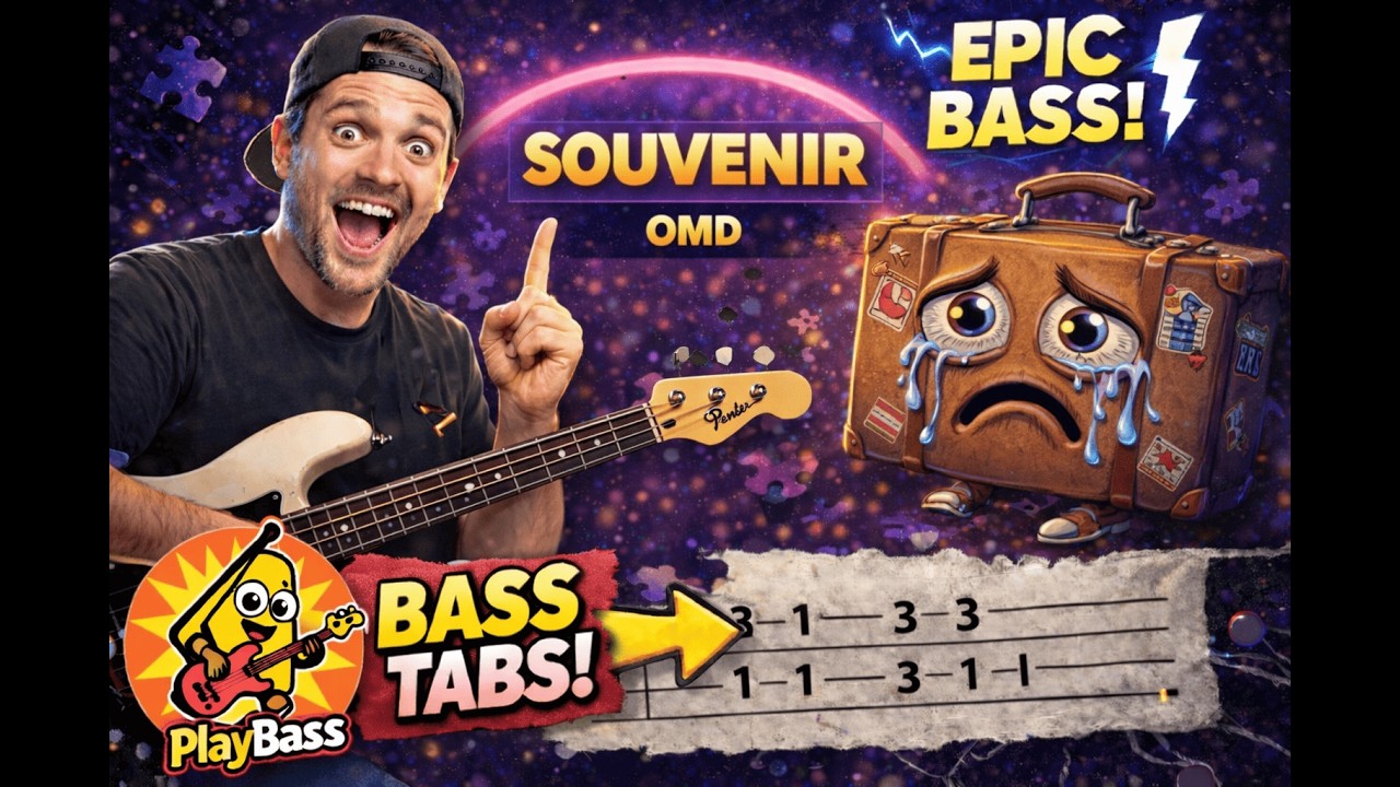 Souvenir – Orchestral Manoeuvres in the Dark (OMD) (Bass Cover + Tabs)