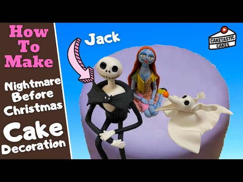 Nightmare Before Christmas Straw Topper Tutorial 