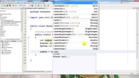 Find Positive or Negative number in java