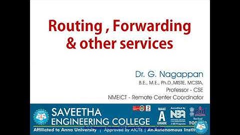 Network Layer Services  | Unit 3 -  CS8591 - Computer Networks