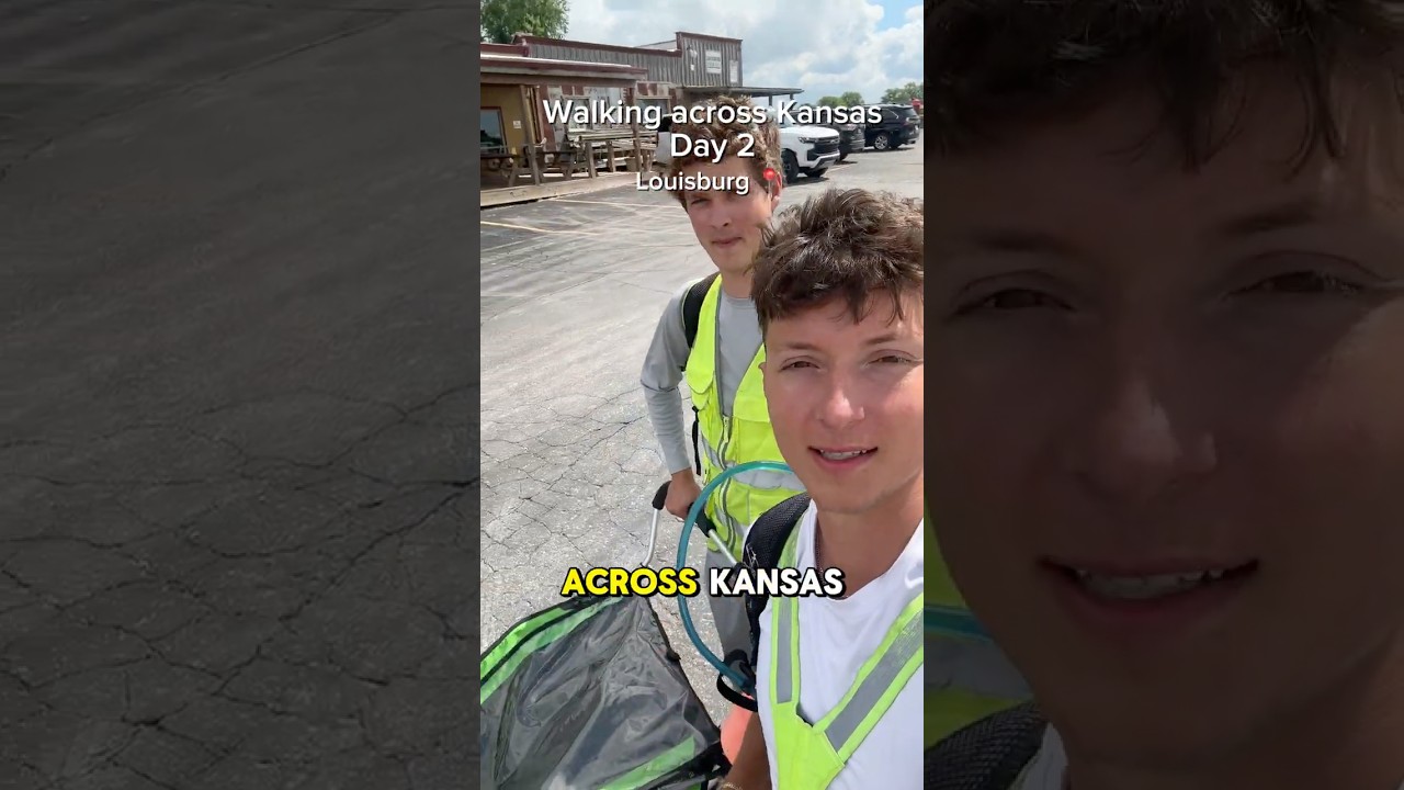 Day 2 of Walking Across Kansas