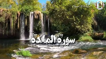 من أروع التلاوات الهادئة للشيخ أحمد بن طالب بن حميد بطبقة أيوبية بحثة رائعة سورة المائدة 🍁🍁