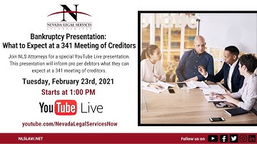 Bankruptcy Presentation: What to Expect at a 341 Meeting of Creditors