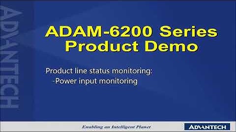 어드밴텍 이더넷I/O ADAM 6200 시리즈 데모시연영상