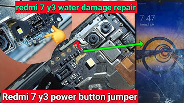 redmi 7 water damage repair ✅️ redmi 7 y3 power button jumper | mi 7 y3 dead solution