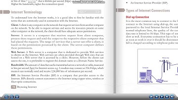 ClASS 6TH LESSON  7 INTERNET BROWSING PART 1