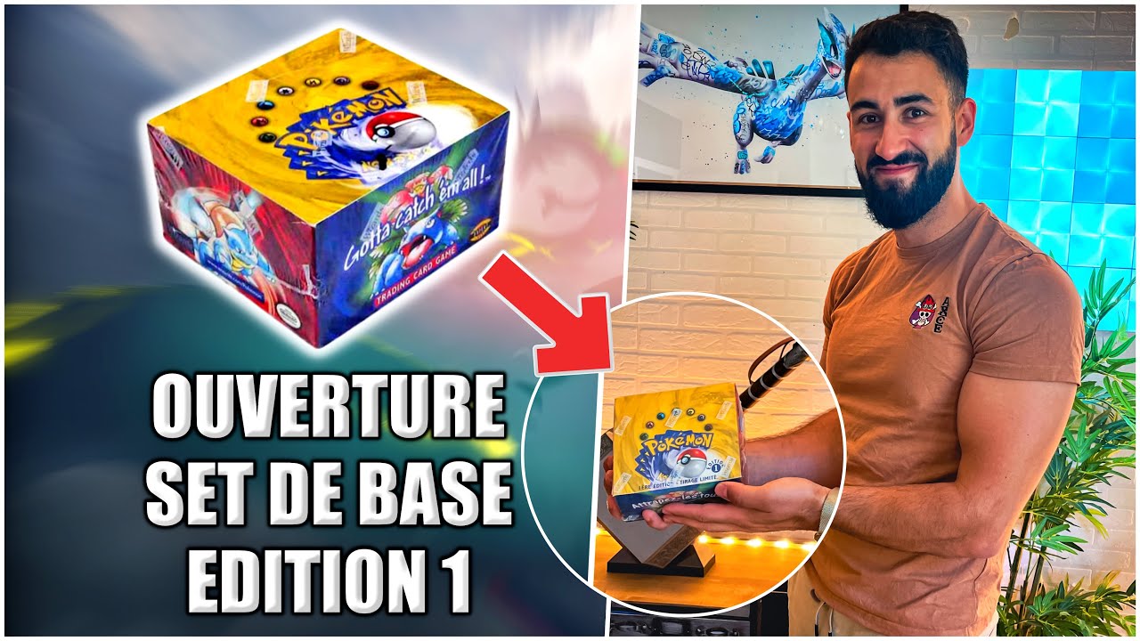Ouverture d'un Display Pokémon SET DE BASE ED1 en Francais #1 ! # 600 000  Abonnés # 