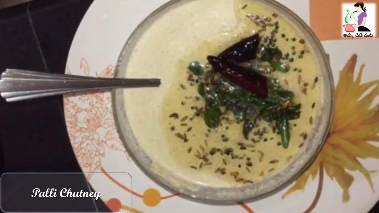 Palli Chutney Recipe For Idli Dosa In Telugu Peanut Chutney Palli Pachadi Groundnut