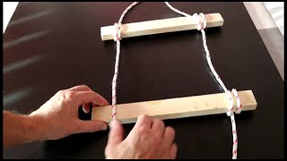 How to make a flexible rope ladder by Steph La Bricole 2,467 views 1 year ago 2 minutes, 47 seconds