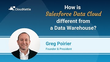 How is Salesforce Data Cloud different from a Data Warehouse?
