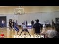 Steph curry wet from 3 while showing off sick handles hoopjab nba