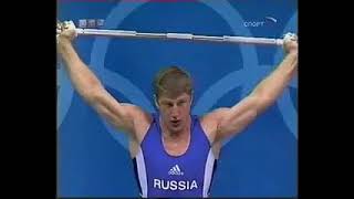 Эдуард Тюкин 2004 г Афины тяжeлая атлетика мужчины 94 кг