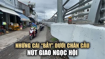 Những cái "bẫy" dưới chân cầu nút giao Ngọc Hội tại Nha Trang