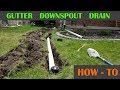 Underground Roof Gutter Drain Pipe