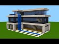 Minecraft - How to build a Easy Modern House 4