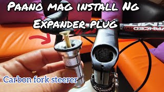 Paano mag install ng expander plug sa carbon fork steerer ng road bike