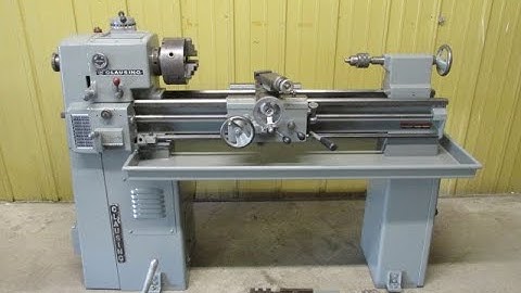 Clausing 5914 Metal Lathe 12" x 36" 3 PH 3 Jaw Chuck Collet Closer